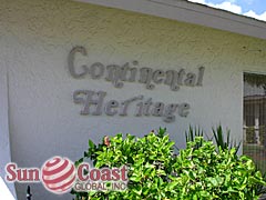 Continental Heritage Community Sign